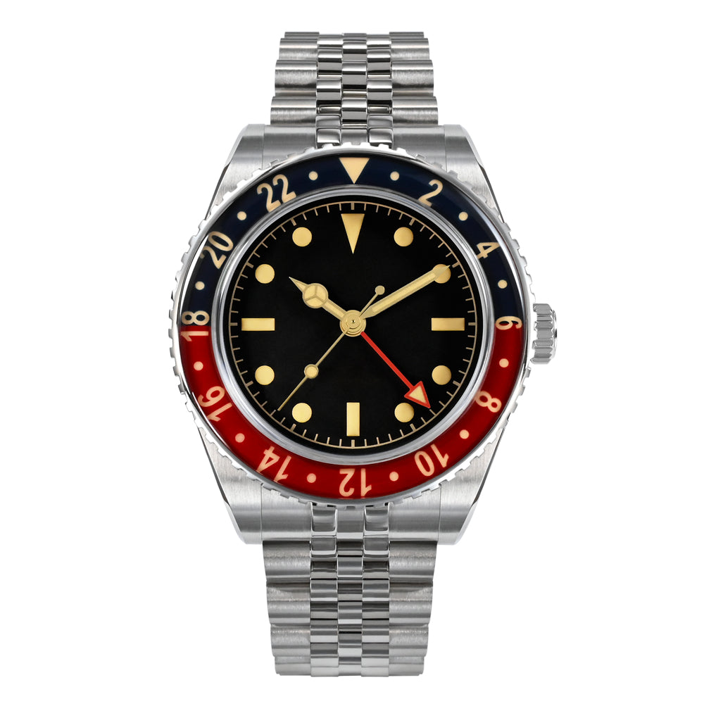 Vintage 20ATM Sapphire GMT Automatic Diver Watch