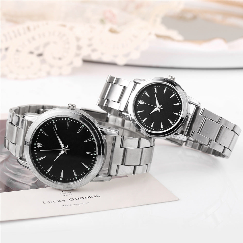 New Luminous Quartz Couple Watch