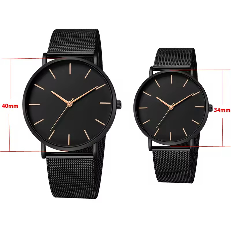 Slim Couple Minimalist Watch