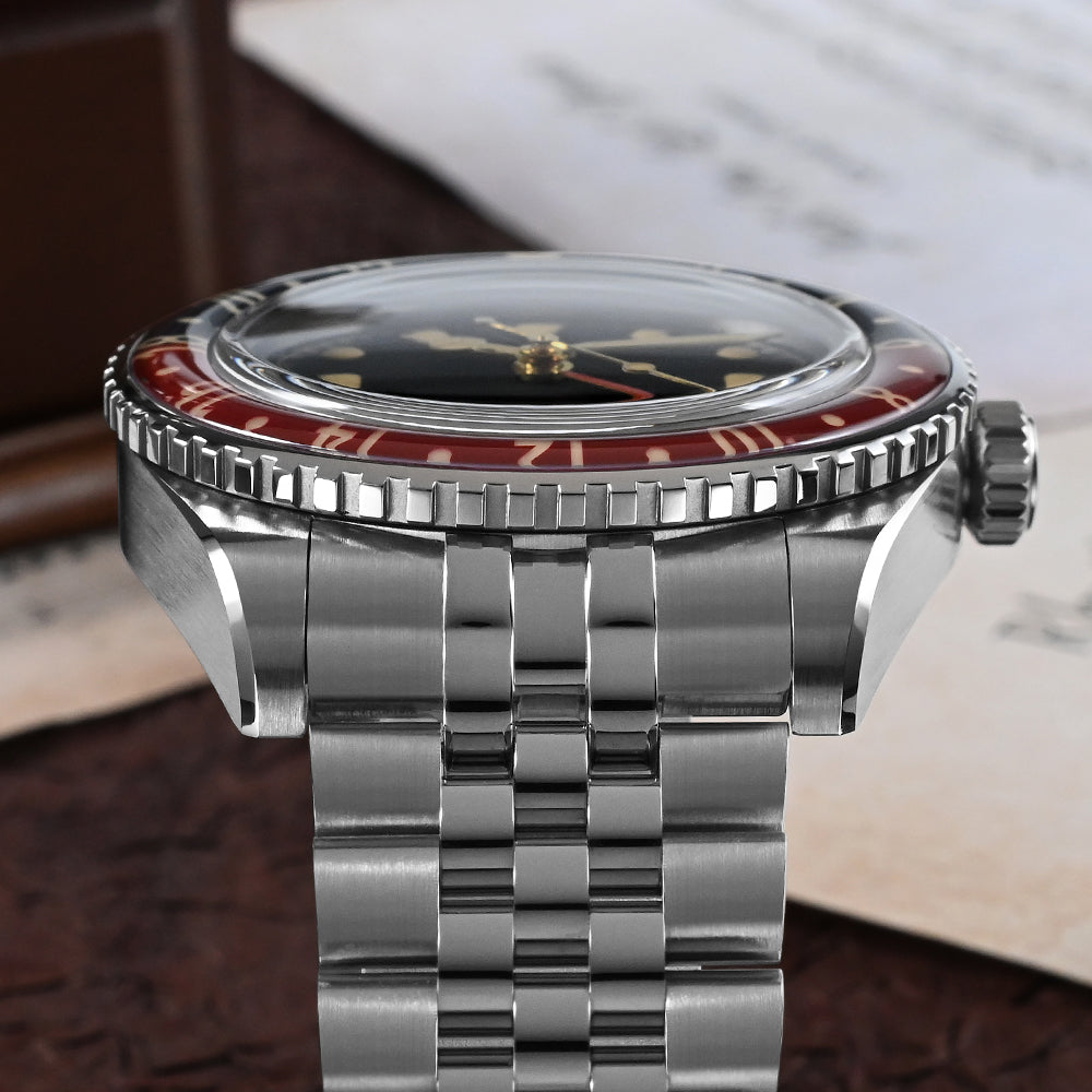Vintage 20ATM Sapphire GMT Automatic Diver Watch